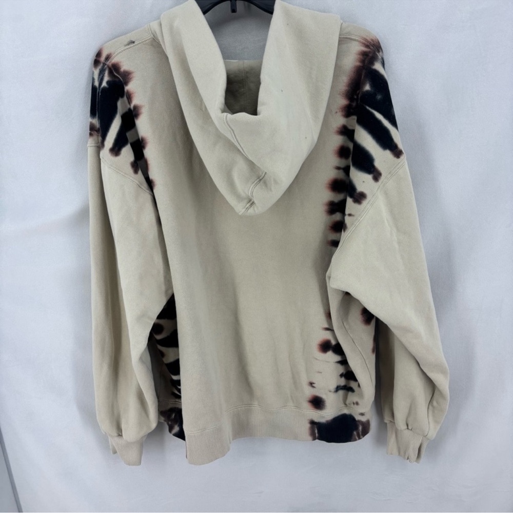 FREE PEOPLE WASHED GREY MORNING COMBO TIE DYE ITS A VIBE HOODIE | LARGE - Picture 15 of 16